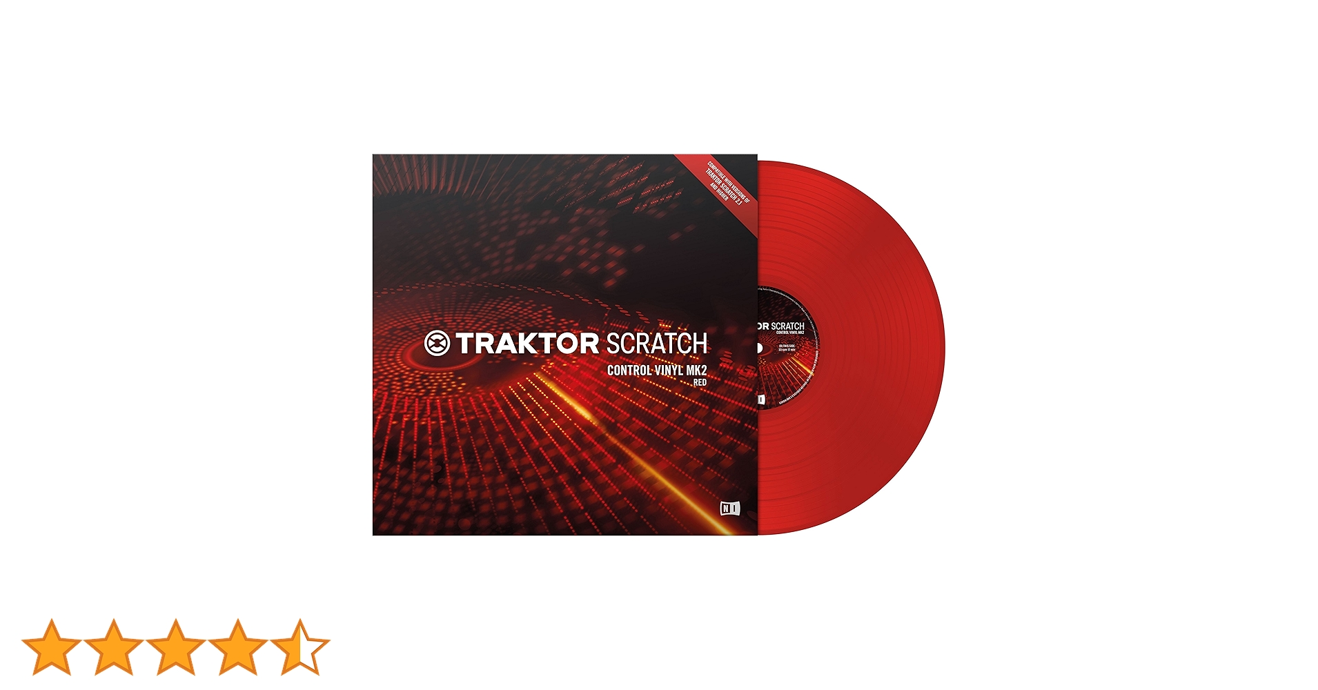 Native Instruments Traktor Scratch Pro Control Vinyl Mk2 Red